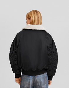 Chaqueta Bomber MA1 Personalizada con Bordado de Chenilla, Estilo Vintage, para Hombre, Modelo A1 A2 - Product Image 6