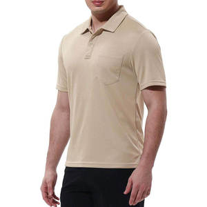 Polo de Algodón para Hombre, Manga Corta, Corte Regular, Color Sólido, Estilo Casual, Tejido Jersey Transpirable - Product Image 4