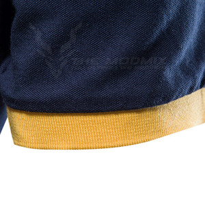 T-shirt en maille unie respirant, style décontracté chic, en coton 100% premium, idéal pour le bureau, les voyages et les tenues d'inspiration athlétique - Product Image 6