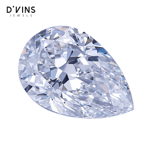 เพชร D'vins Jewels HPHT CVD ที่เพาะเลี้ยงในห้องปฏิบัติการ 1 กะรัต 1.5 กะรัต รูปทรงลูกแพร์ สี D แฟนซีไลท์ ซูราต์ - Product Image 1