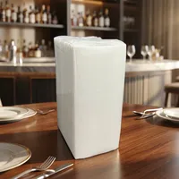 15+ jaar fabrikant van op maat gemaakte logo's, zeer absorberende, milieuvriendelijke wegwerp papieren servetten voor restaurants, logo servetten FSC BRC
