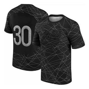 Custom Football Jersey Set <b>Black</b> Gold Line Pattern Soccer Uniform Shirt Shorts <b>Socks</b> Breathable Quick Dry Sportswear Training - Product Image 4