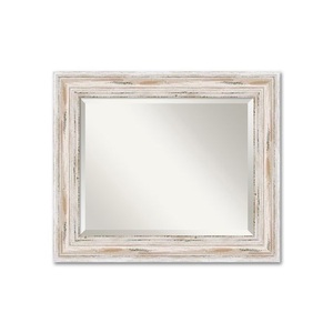 Wooden Mirror <b>Frame</b> Rustic Inspired Decorative Accent for Entryways Bedrooms Living Areas and Home Styling - Product Image 2