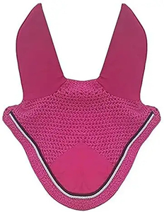 Custom Logo High Quality Handmade Equestrian <b>Fly</b> Veil Ear <b>Net</b> Bonnet Breathable Western Mesh for Riding International Standard - Product Image 5
