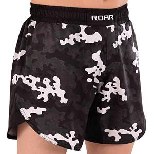 Men MMA Shorts Lava Print <b>Elastic</b> Waist Gym Training Kickboxing Lightweight Quick Dry Colorful Top top mens mma martial arts - Product Image 3