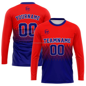 เสื้อยืดแขนยาวพิมพ์ซับลิเมชันสำหรับเสื้อผ้าพิมพ์ลายแขนยาวสวมใส่สบายออกแบบได้ตามต้องการ - Product Image 1