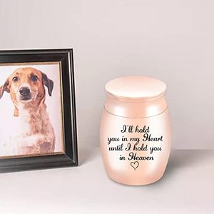 Refined Aluminum <b>Keepsake</b> Cremation Urn <b>Memorial</b> Tribute Holder Designed With Durable Premium Lid And Fine Detailing - Product Image 3