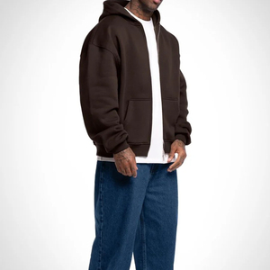 Sudadera con Capucha y Cremallera Extra Grande para Hombre, de Alta Calidad y Personalizada - Product Image 3