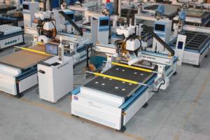 Atc Nesting Cnc Router Machine avec Scie 9kw Spindle <span class=keywords><strong>Liner</strong></span> Nesting 1330 Auto Tools Changing Wood Router Machine JINAN M-SHINE - Product Image 6