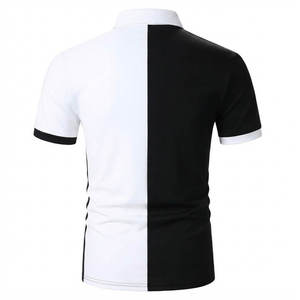 เสื้อโปโลชายพิมพ์โลโก้ตามสั่ง ผ้าฝ้าย 100% แห้งเร็ว ระบายอากาศดี แขนสั้น รับผลิตแบบ OEM ODM ขายส่ง MOQ ต่ำ - Product Image 2