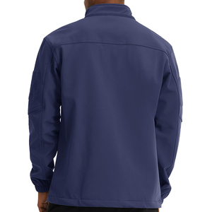 Custom Logo Color <b>Waterproof</b> Windproof <b>Warm</b> Delivery Staff Uniform Sports Outdoor Men_s Softshell Jacket Custom Size - Product Image 2