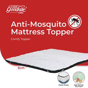 Surmatelas en mousse anti-moustiques, anti-acariens, anti-bactéries, anti-fongiques, inodore, pliable, Goodnite Malaisie - Product Image 5