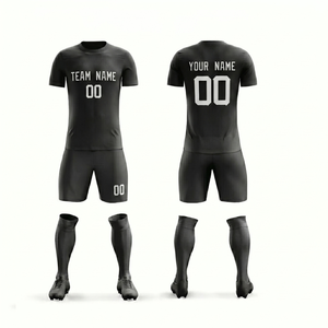 Nouvel Arrivage – Ensemble d'uniformes de football respirants et à séchage rapide, unisexe, pour équipes, avec logo personnalisé, uniforme de football OEM - Product Image 2
