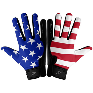 Guantes de Fútbol Americano para Jóvenes, Niños y Niñas, Impermeables, Ligeros, con Agarre de Silicona Adhesiva, Transpirables, Ajuste Flexible, Logotipo de Equipo Personalizado - Product Image 6