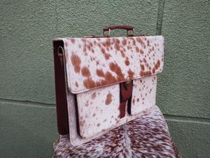 Hot Demand Popular Styling Custom Leather Hair on <b>Laptop</b> Bag Breathable Outerwear Solid Color Hair on <b>Laptop</b> Briefcase Portable - Product Image 3