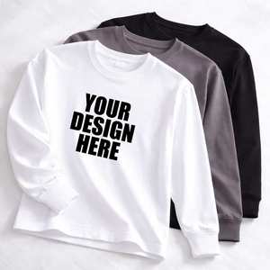 Sweat-shirt homme de haute qualité, brodé, décontracté, en coton French Terry, manches longues, col rond, sweat-shirt homme automne 330 g/m², vente en gros - Product Image 2