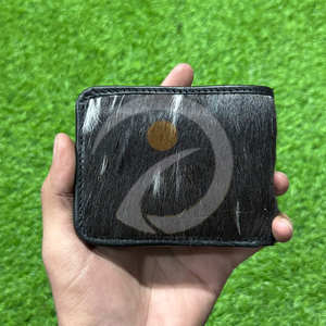Wholesale price Handmade Hair Leather <b>Wallet</b> Mens <b>Compact</b> Everyday Organizer With Premium Cowhide Texture leather <b>Wallet</b> - Product Image 5