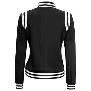 Vestes de sport pour femmes à manches longues, design personnalisé de haute qualité, col montant, vêtements décontractés avec rembourrage en coton - Product Image 2