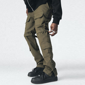 Pantalon cargo homme de qualité supérieure, entièrement personnalisable, anti-plis, tendance et très demandé, par un fabricant de premier plan - Product Image 6