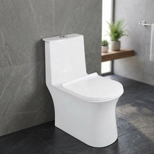 Luxury One Piece Ceramic Water Closet With Dual Flush System For Modern Middle East Hospitality Projects - Product Image 3
