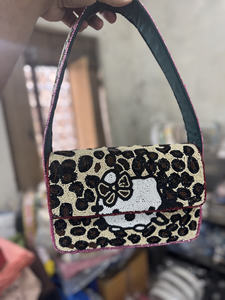 Femmes indiennes Designer fait à la main perlé pochette Messenger sacs Style bohème soirée Shopping fête sacs grande capacité en gros - Product Image 4