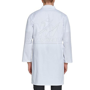 Blouse de laboratoire fonctionnelle pour hommes, tenue de travail médicale à manches longues, tissu durable, uniforme de laboratoire, fourniture d'usine - Product Image 5