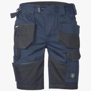 Shorts cargo de sport pour hommes, avec cordon de serrage, logo personnalisé, style motard, tissu tricoté, coupe confortable pour l'exercice et la course à pied - Product Image 2