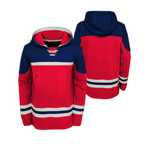 Sudadera con Capucha de Hockey Personalizada, Sudadera Deportiva con Cuello de Encaje y Sublimación Extra Grande para Hombre - Product Image 1