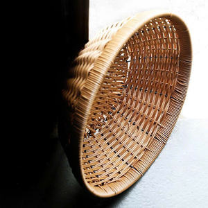 Bandejas de mimbre para servir cocina comedor cesta de almacenamiento minimalista organizadores rústicos para decoración de restaurante utilidad - Product Image 5