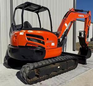 Mini-excavatrice Kubota KX057-4 d'occasion en bon état, moteur, pompe, boîte de vitesses, roulement - Product Image 6