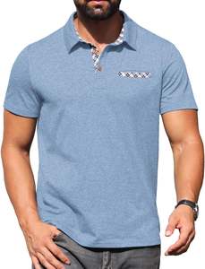 Camiseta Esencial para Hombre de Poliéster Sólido, Mezcla Cómoda, Tejido Suave, Transpirable, Corte Relajado, Frescura en Movimiento, Uso Diario - Product Image 3