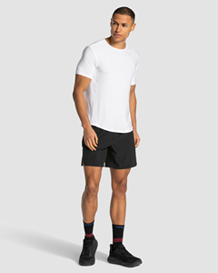 T-shirt de course pour homme en polyester et élasthanne, coupe classique, manches courtes, 180 g/m², séchage rapide, respirant, vêtements de sport personnalisés, fitness - Product Image 4