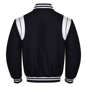 Chaqueta Varsity Casual de Invierno para Hombre, Diseño Personalizado, Alta Calidad, Secado Rápido, Transpirable, Colores Personalizados, Logotipo Personalizado, OEM/ODM, Venta al Por Mayor - Product Image 3