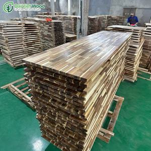 Finition à l'huile de cire de comptoir articulée en bois dur d'acacia moderne pour une utilisation en cuisine avec 1 an de garantie - Product Image 4