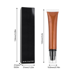 Iluminador Líquido Mineral de 5 Colores, Alta Pigmentación, Larga Duración, Brillo Intenso para Rostro y Cuerpo, Tubo Portátil, Maquillaje - Product Image 6