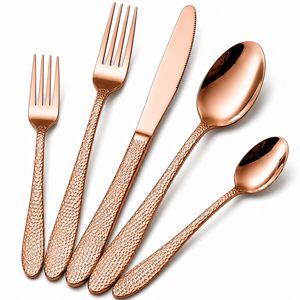Ensemble de couverts de mariage modernes, durables et réutilisables en acier inoxydable avec finition miroir, style de luxe personnalisé, cuillère, fourchette, couteau - Product Image 3