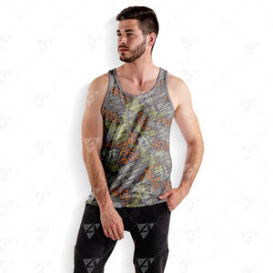 Débardeur sans manches personnalisé à coupe ample, respirant et à séchage rapide pour hommes, idéal pour l'entraînement et la gym - Product Image 5