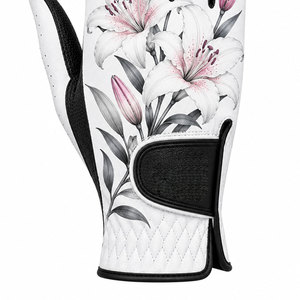 Sublimated Golf <b>Gloves</b> Customizable Palm Soft Men Leather Custom Unisex Customized Logo Style Hands - Product Image 6
