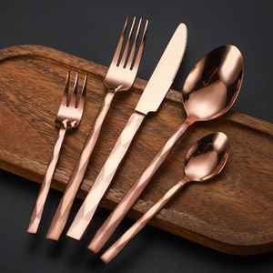 Ensemble de couverts en acier inoxydable de qualité supérieure, cuillère, fourchette, couteau, finition miroir, ensemble de vaisselle de luxe, ensemble de vaisselle de table, ensemble de cuisine - Product Image 2