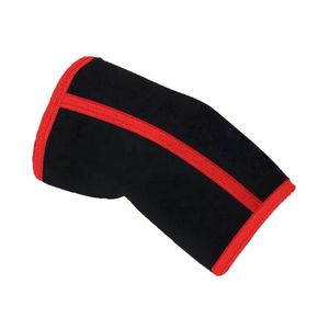 Manguito de compresión para codo con ribete rojo para levantamiento de pesas, entrenamiento de fuerza, rendimiento en el gimnasio, soporte de neopreno, fabricante - Product Image 3