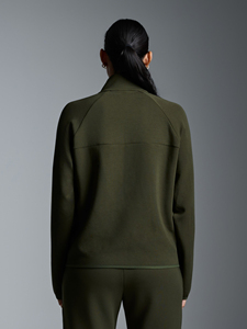 Sudadera de Forro Polar con Cuello Alto y Cierre Frontal para Mujer, Ropa Casual de Invierno para Ejercicio, Venta al Por Mayor - Product Image 3