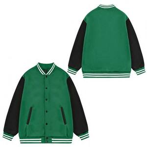 Chaquetas Bomber Personalizadas, Chaqueta Varsity de Béisbol de Manga Larga para Hombre, Chaqueta con Botones para Hombre - Product Image 3