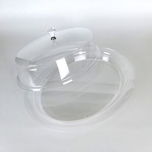 Jack Worth Party Acrílico Snack Aperitivo Bandeja con Tapa 46,5x36,5 cm - Product Image 3