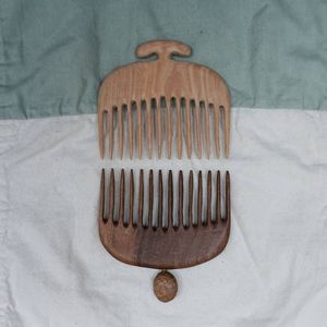 Handmade Neem Wood Hair Comb <b>Smooth</b> Finish Wooden Hair <b>Tool</b> From Bamboo and Wood Crafts - Product Image 1