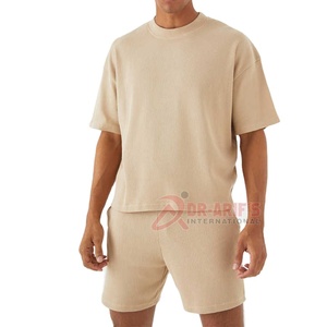 Conjunto de Camiseta y Pantalón Corto de Verano para Hombre, de Alta Calidad, Unisex, Informal, Transpirable, Cómodo, 100% Algodón, Personalizable, 180 GSM - Product Image 6