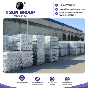 Vis de terre galvanisées sur mesure, ancres hélicoïdales pour maisons en bois, clôtures et systèmes solaires - Product Image 3