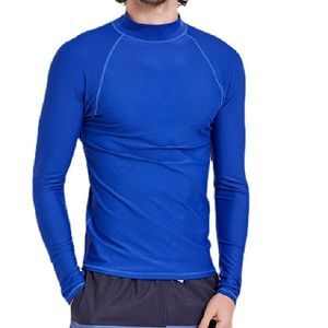 High Quality <b>Men</b> Rash Guard Long Sleeve Gym Fitness <b>Compression</b> <b>Shirt</b> Custom Sublimation Printed Breathable Spandex Polyester - Product Image 5