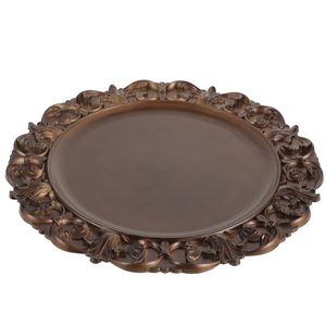 Plato de Presentación de Metal de Lujo, Personalizable, con Acabado Pulido, para Decoración de Eventos, Decoración de Mesa de Comedor, Calidad Premium, Elegante - Product Image 6