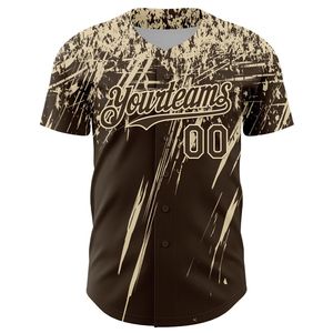 Maillot de baseball personnalisé pour équipe, 100 % coton biologique, antibactérien, col en V, entièrement boutonné, manches courtes, été/hiver, logo avant, sport - Product Image 6