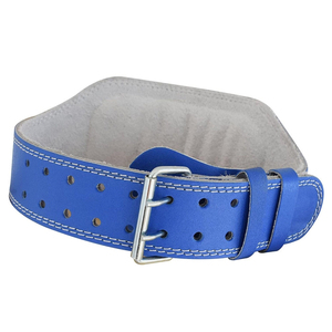 เข็มขัดยกน้ำหนักหนังคุณภาพสูง อุปกรณ์ออกกำลังกายเพิ่มพลัง รองรับการฝึกซ้อมเพาเวอร์ลิฟติ้ง แข็งแรง ทนทาน - Product Image 3